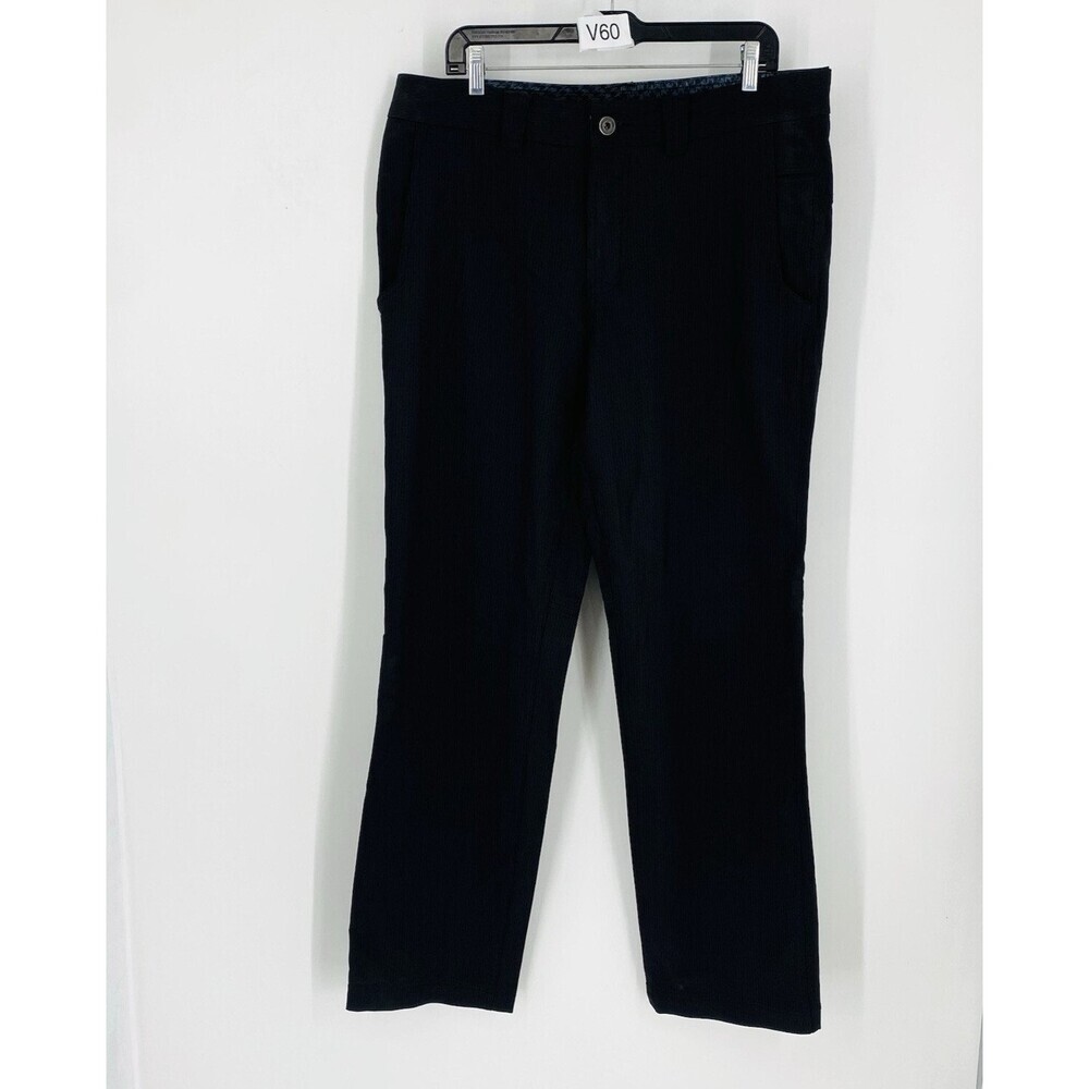 Lululemon Mens Pants Size 38 Black Houndstooth Active Work Pants Softshell